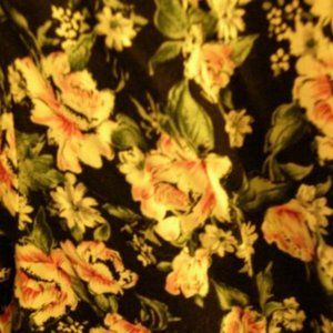 Black pink green floral shorts romper coolots shoulder pads small med vintage